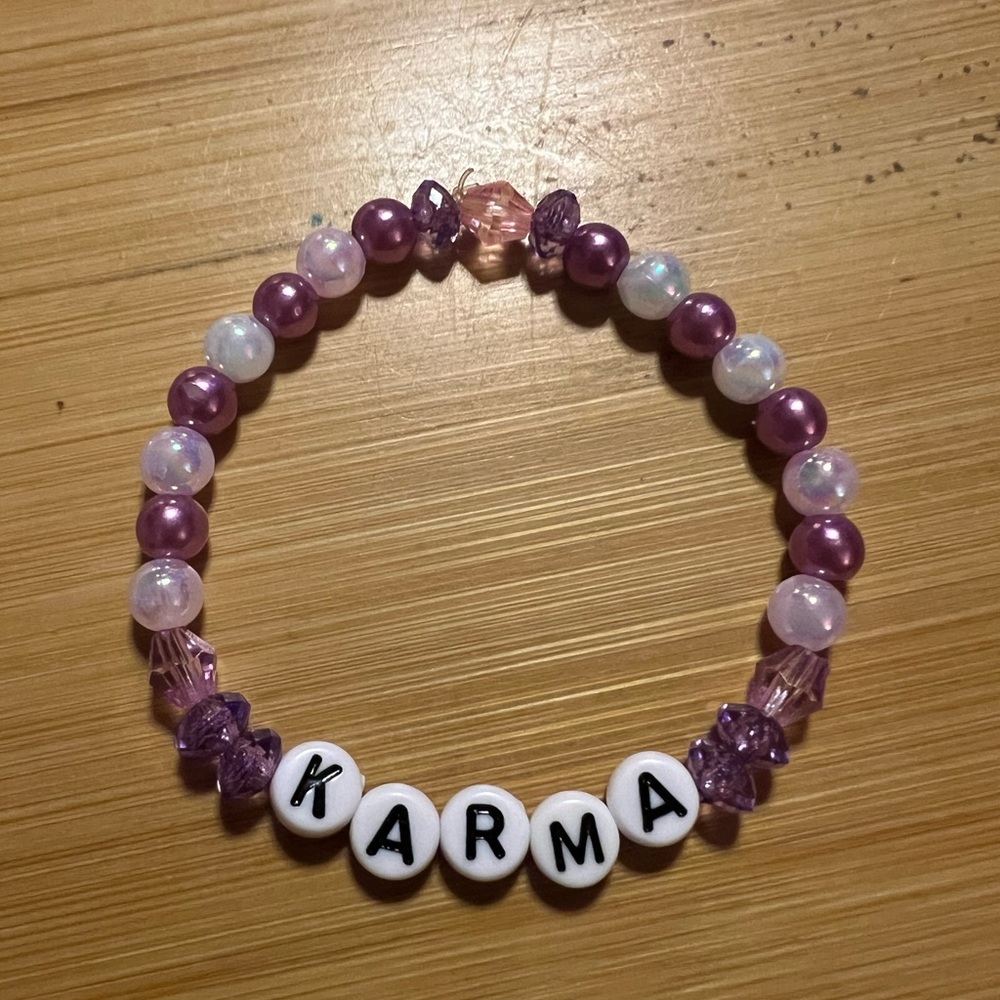 Taylor Swift “Karma” friendship bracelet - Small/Medium (NWT)
